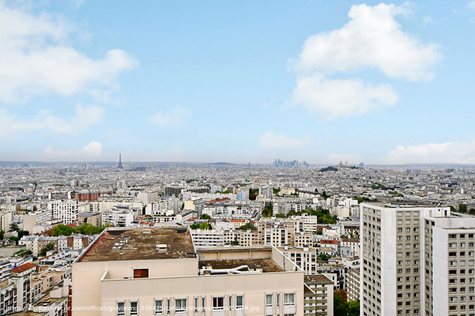 Appartement 3 pièces de 72.75m² en étage élevé