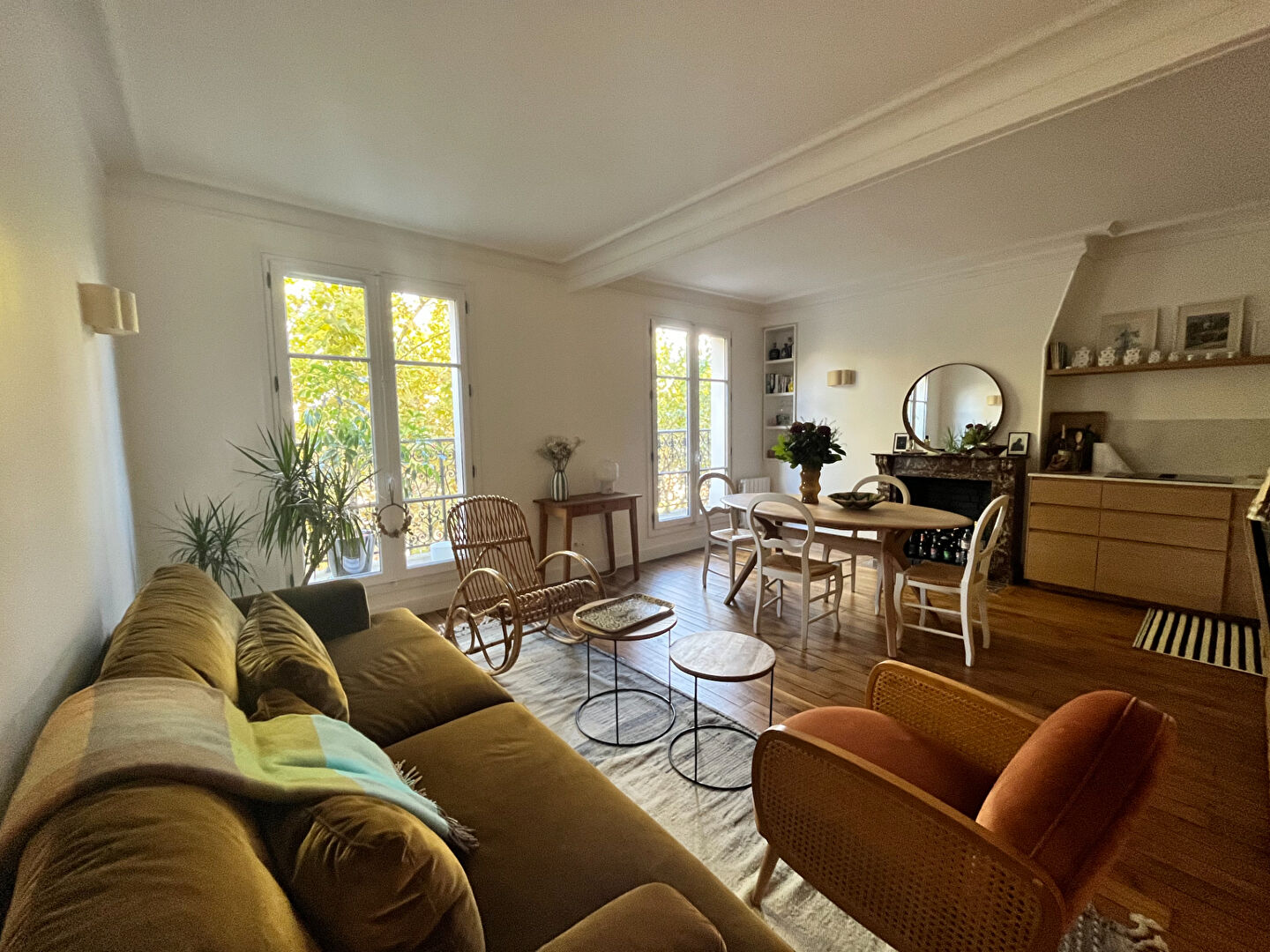 Appartement Paris 3 pièce(s) 56.53 m2