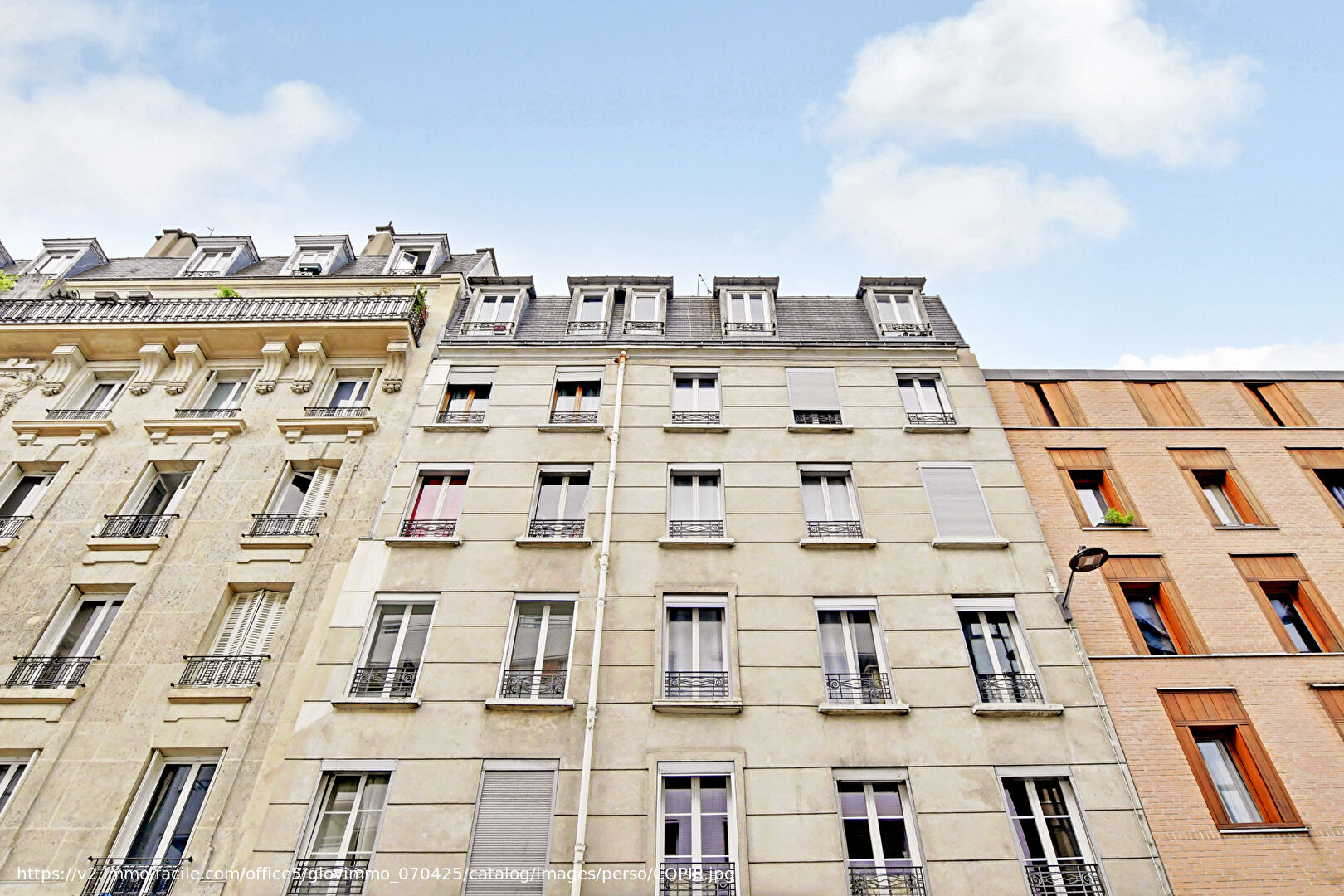 Paris 19 : Studio de 18.23m²