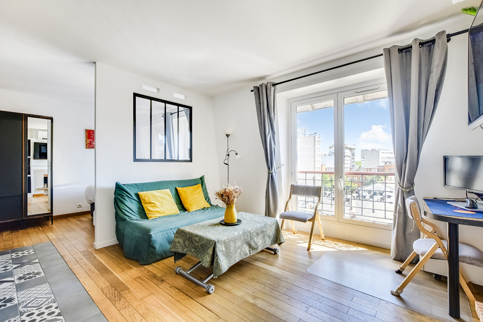 Appartement Paris 1 pièce(s) 28.12 m2