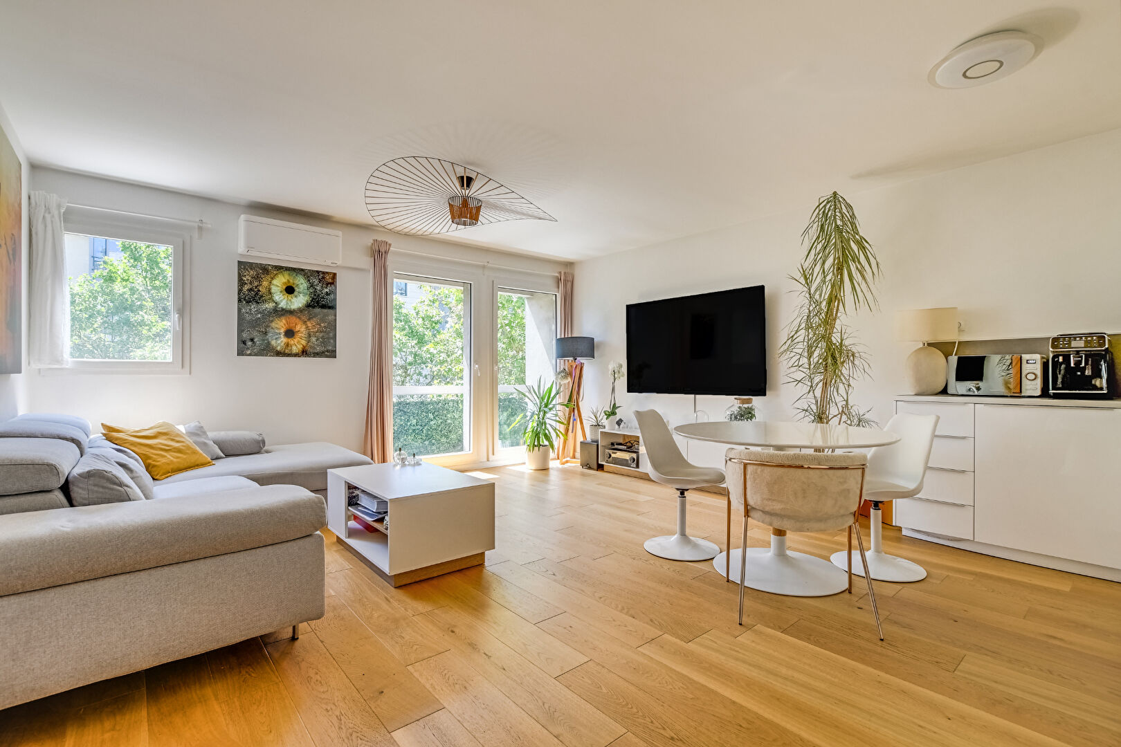 Paris 19 : Appartement 2 pièces de 43.59m²