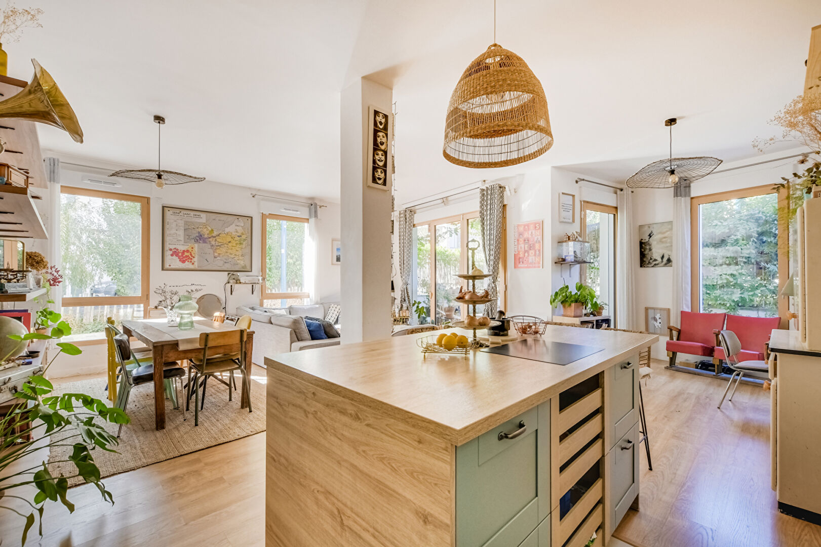 Pantin : Appartement 3 pièces de 86m² avec terrasse et jardin